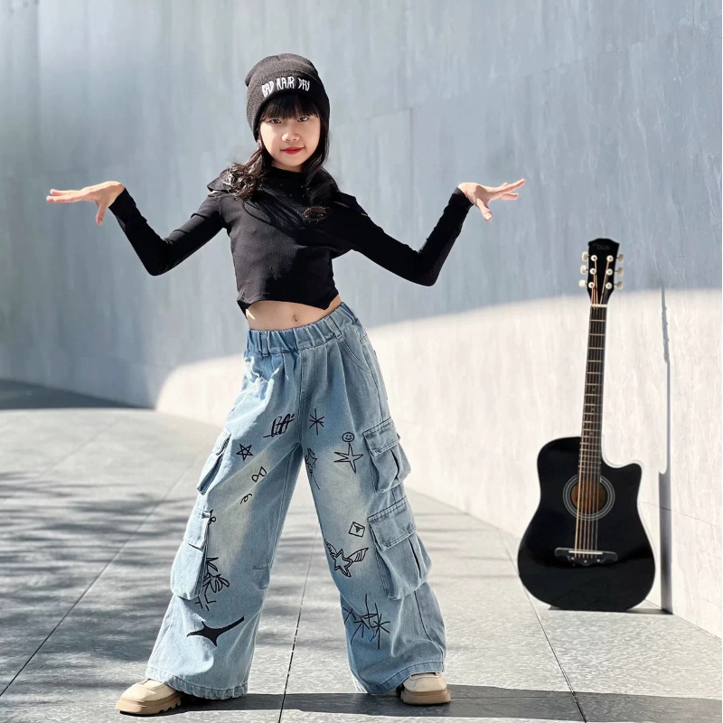 Street Fashion Runway - 여자아이 재즈 댄스 의상, 런웨이 쇼,