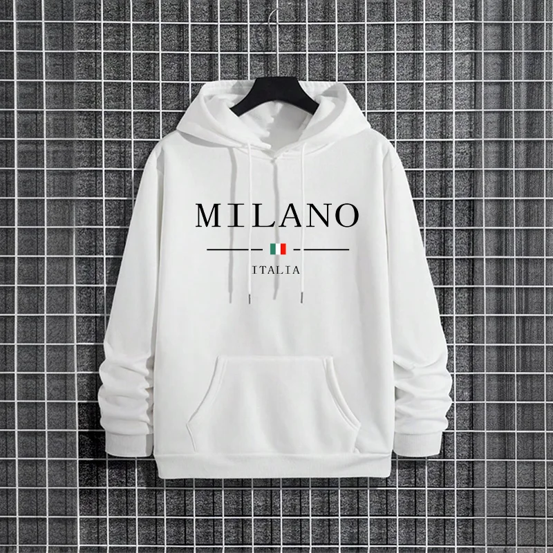 Street Fashion Milan - 이탈리아 밀라노 패션 남성 후드티 2025