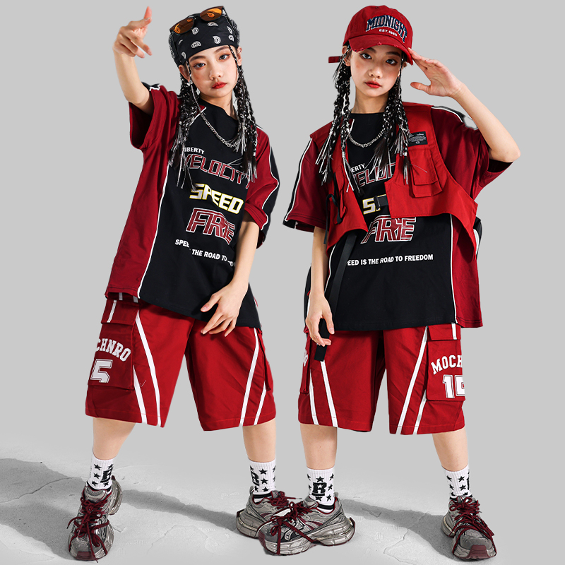 십대 패션 힙합 재즈 댄스 의상 티셔츠 반바지 의류 세 - Street Fashion Dance 리뷰 및 가격