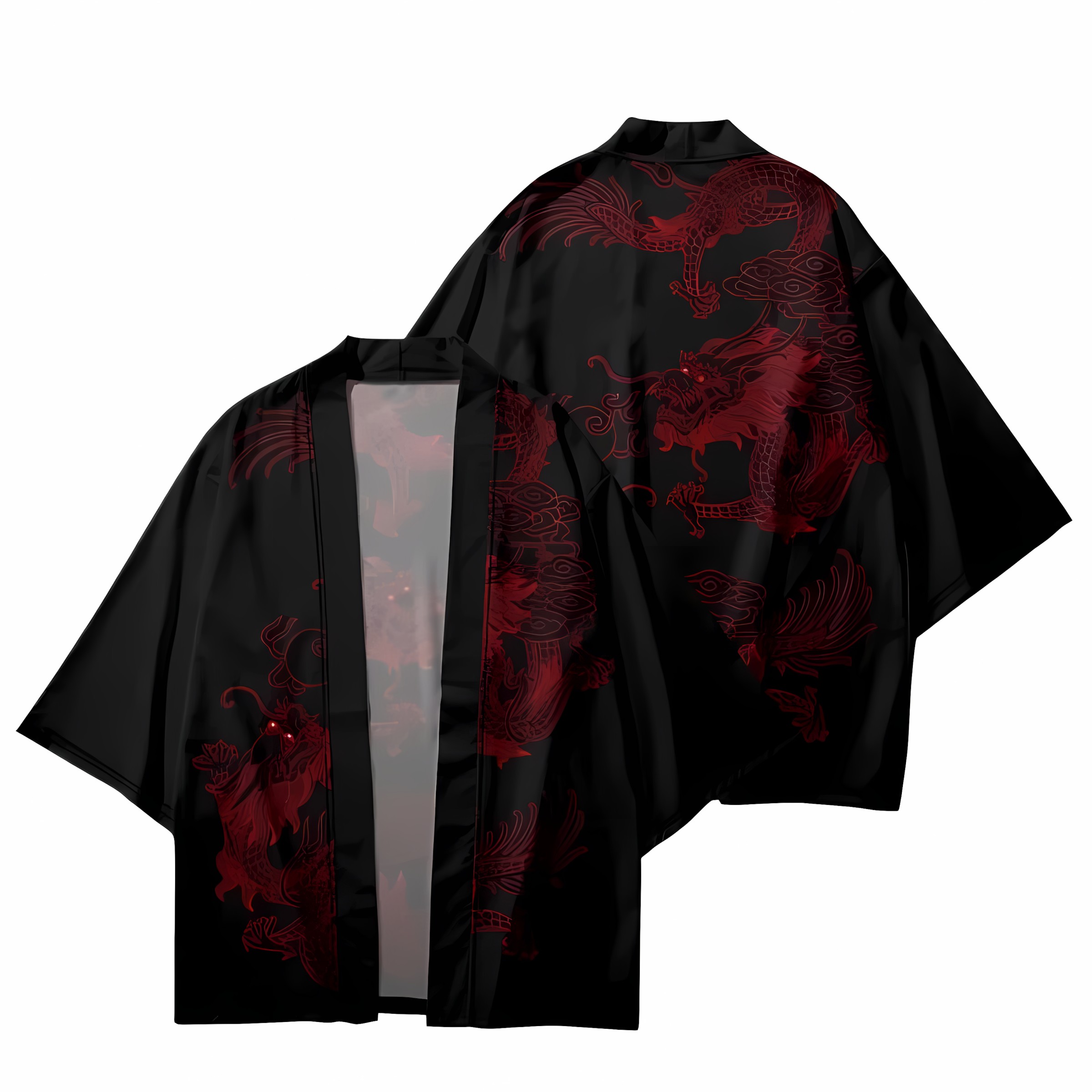 2026년 여름 신상 남성용 3D 패턴 프린트 스트리트 - Street Fashion Kimono 리뷰 및 가격