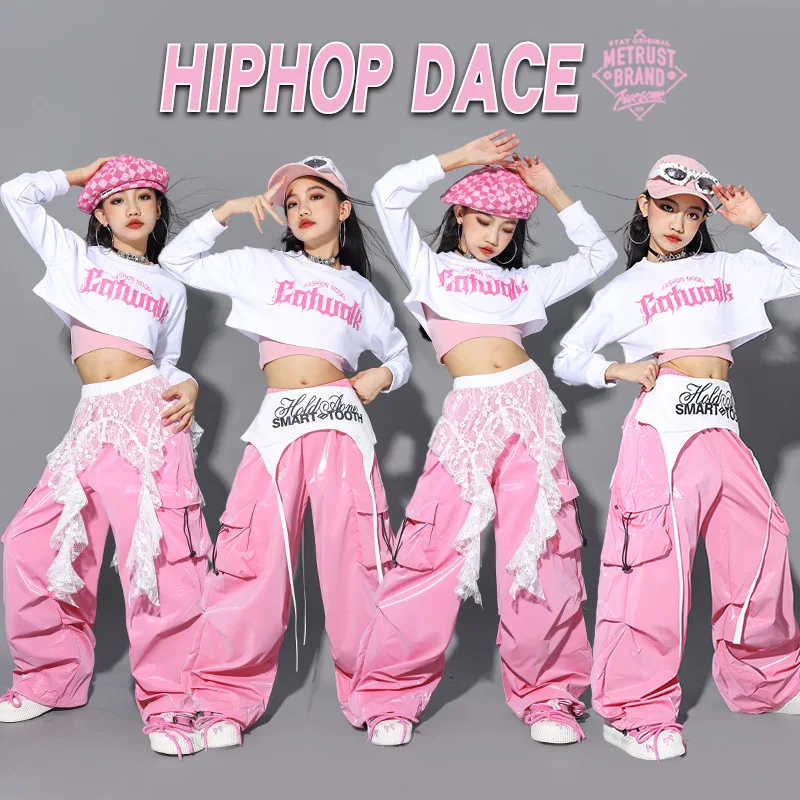 여자를위한 새로운 Kpop 재즈 댄스 의류 패션 힙합  - Street Fashion Outfit Girl 리뷰 및 가격