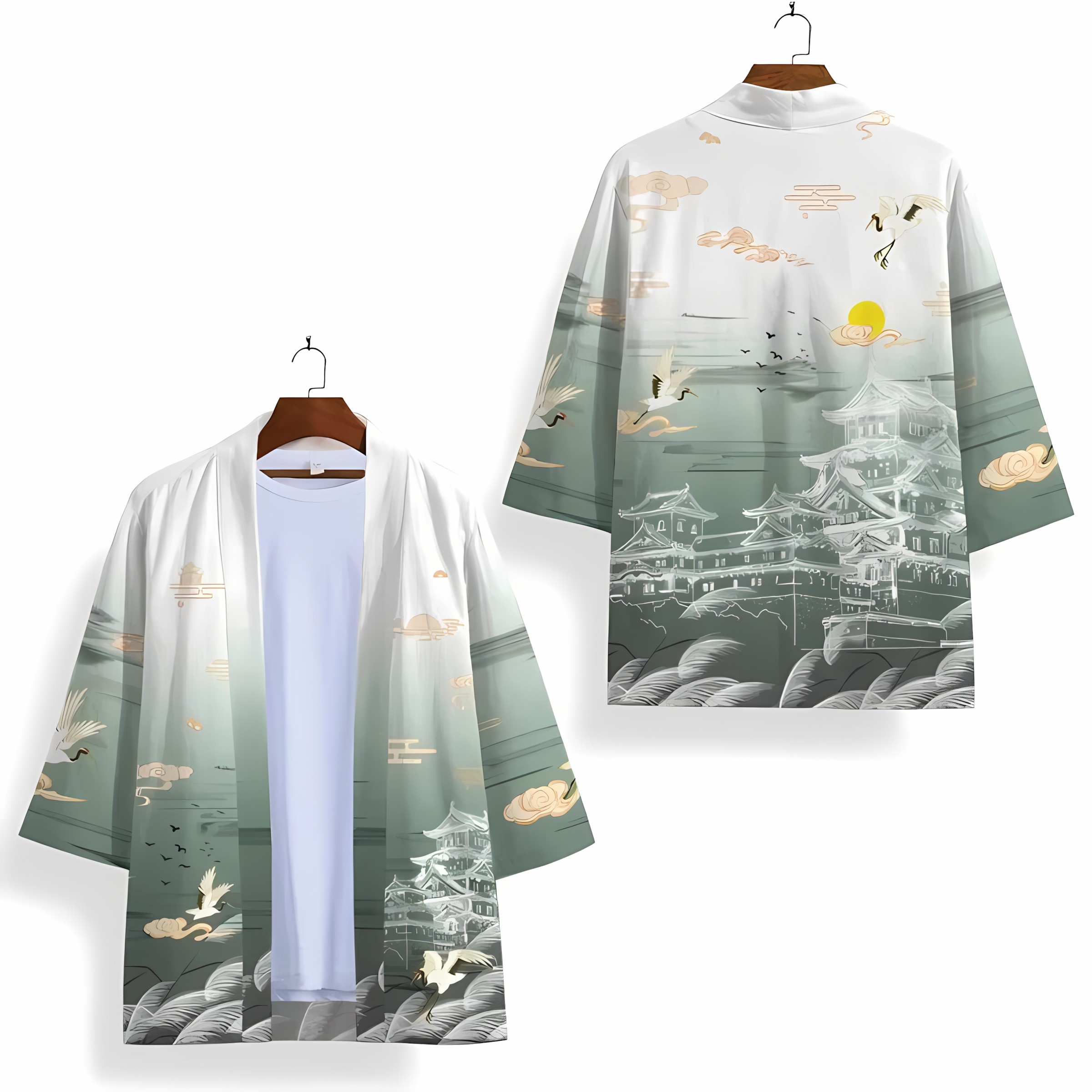 2026년 여름 신상 남성용 3D 꽃무늬 프린트 키모노 - Street Fashion Kimono 리뷰 및 가격