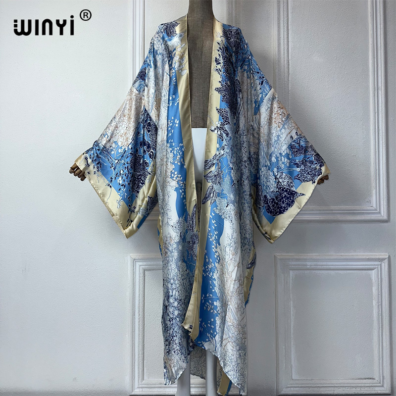 WINYI 여름 패션 기모노 아프리카 보헤미아 프린트  - Street Fashion Kimono 리뷰 및 가격