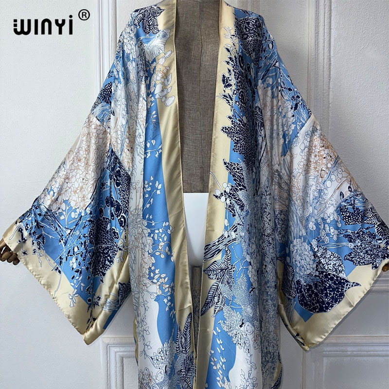 WINYI 여름 패션 기모노 아프리카 보헤미아 프린트  - Street Fashion Kimono 리뷰 및 가격