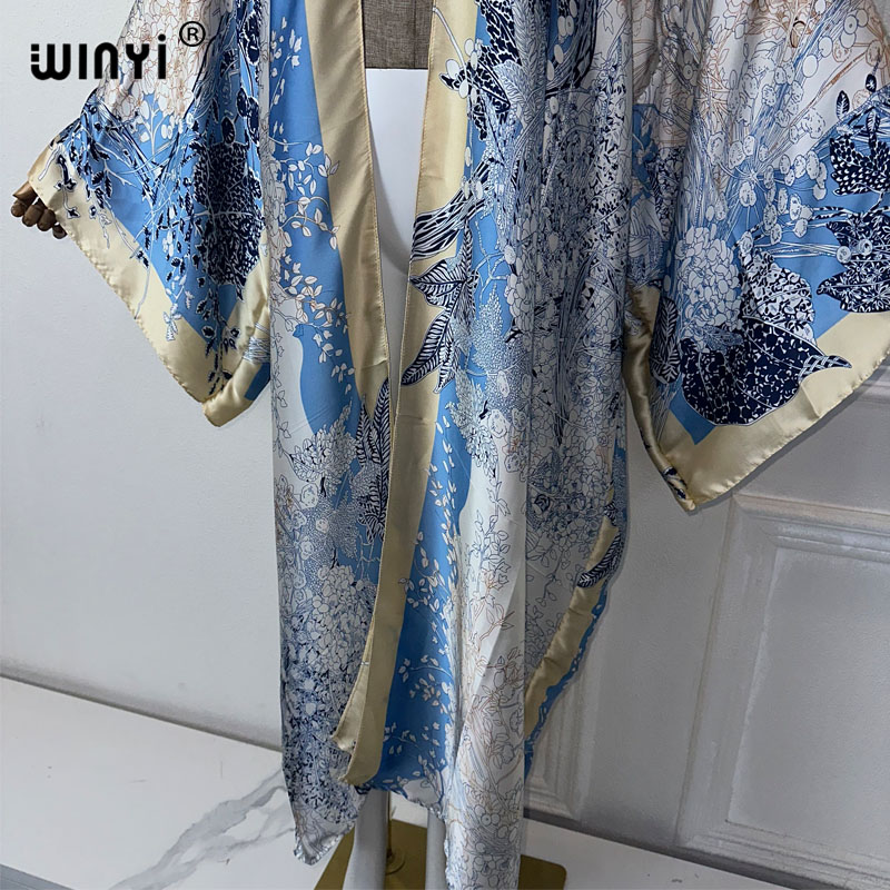 WINYI 여름 패션 기모노 아프리카 보헤미아 프린트  - Street Fashion Kimono 리뷰 및 가격