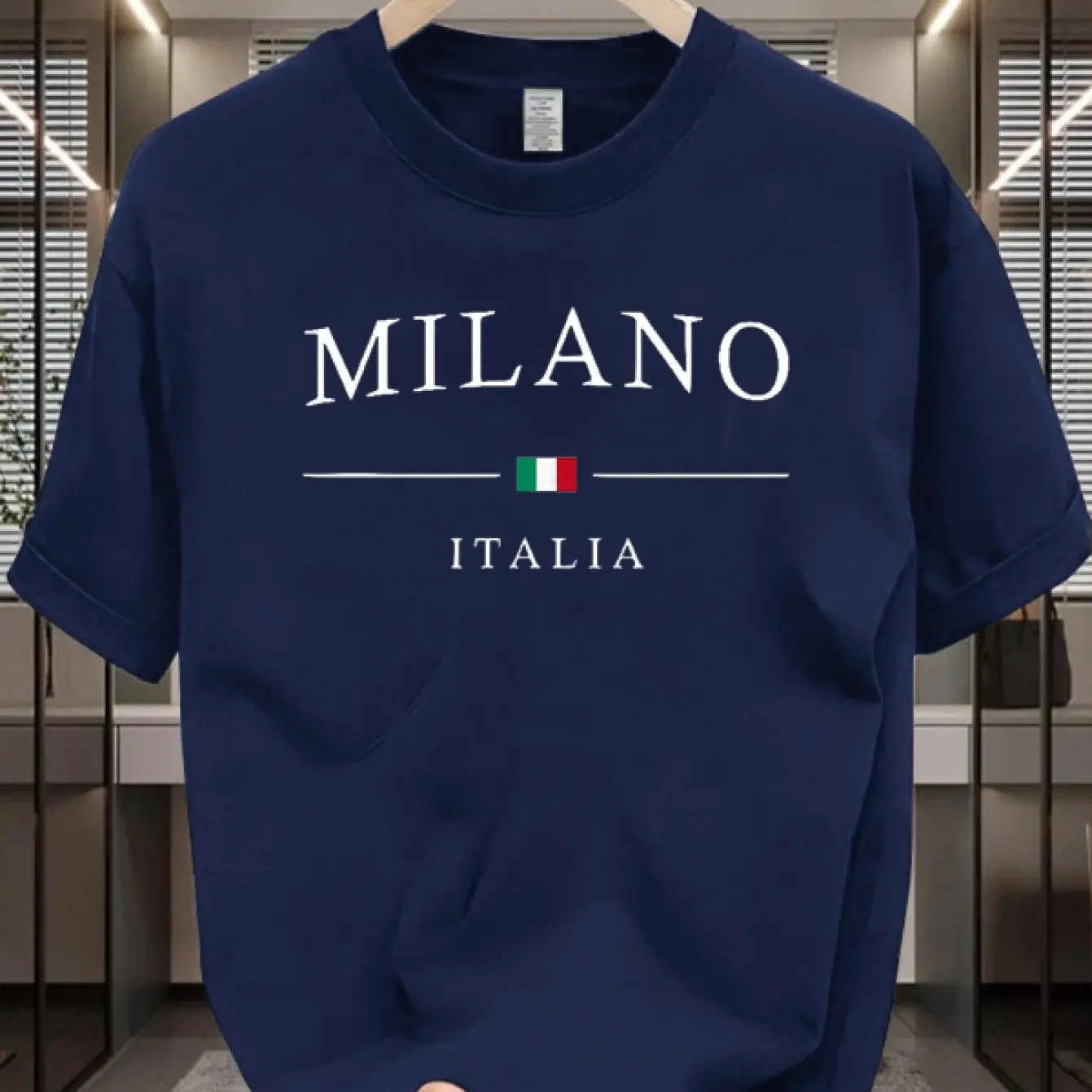 밀라노 이탈리아 남성 티셔츠 이탈리아 패션 프린트 캐주 - Street Fashion Milan 리뷰 및 가격