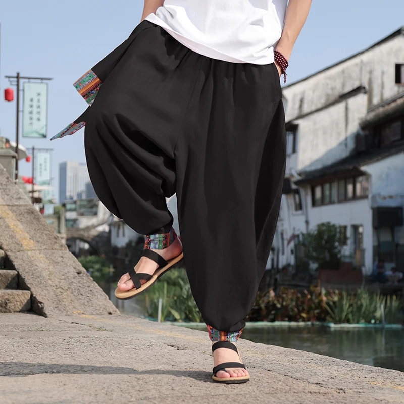 2026 중국 스타일 남성 레트로 와이드 레그 팬츠 루 - Street Fashion In Chinese 리뷰 및 가격