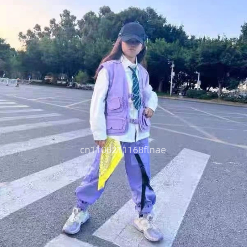 어린이 스트리트 댄스 및 힙합 공연 의상 세트, 여아  - Street Fashion Runway 리뷰 및 가격