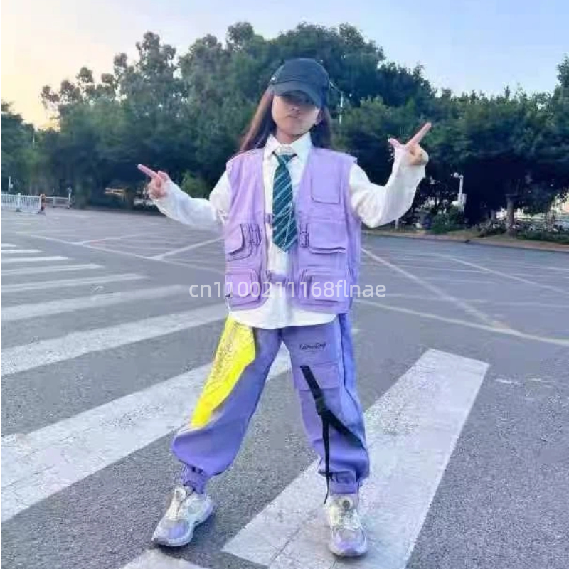 어린이 스트리트 댄스 및 힙합 공연 의상 세트, 여아  - Street Fashion Runway 리뷰 및 가격