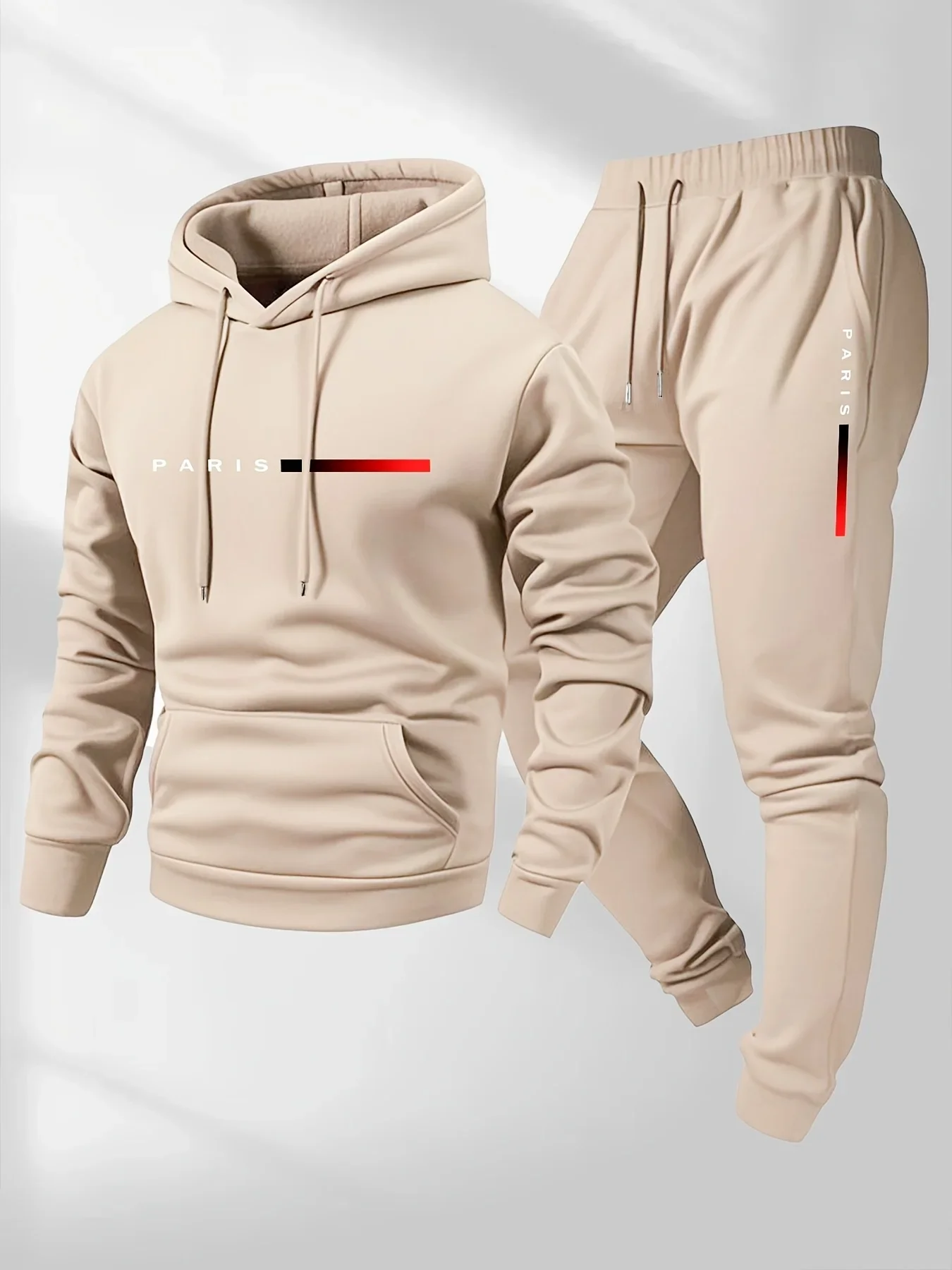 새로운 트렌드 스트리트 패션 레터 프린트 스포츠웨어 세 - Street For Fashion 리뷰 및 가격