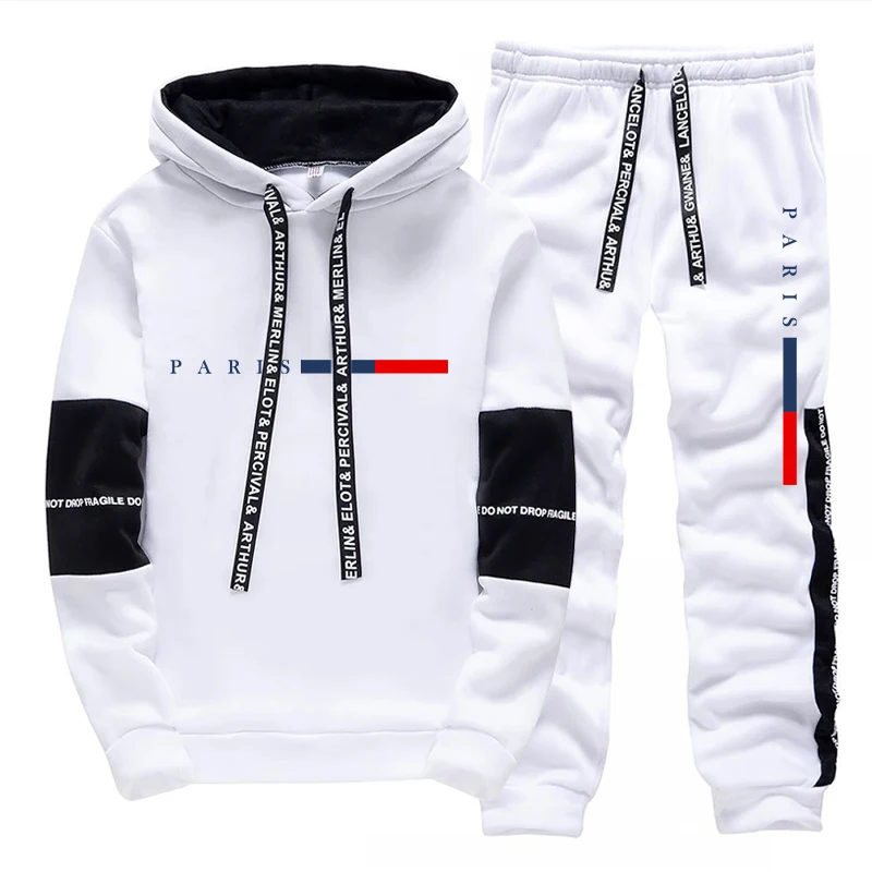 남성 세트/후드티/바지 파리 패션 가을 겨울 캐주얼 스 - Street For Fashion 리뷰 및 가격
