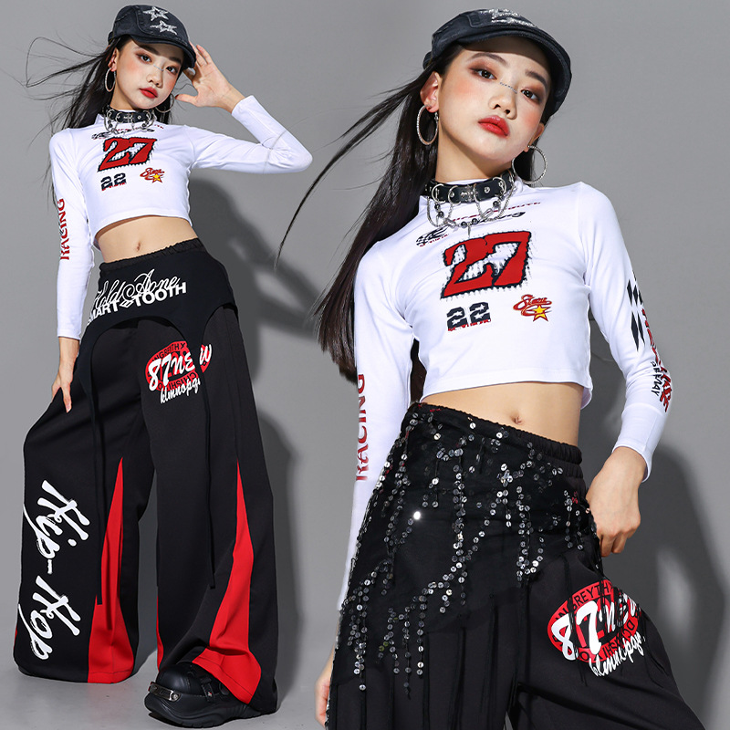 2025 재즈 댄스 의상 소녀 K팝 무대 공연 의상 크 - Street Fashion Outfit Girl 리뷰 및 가격