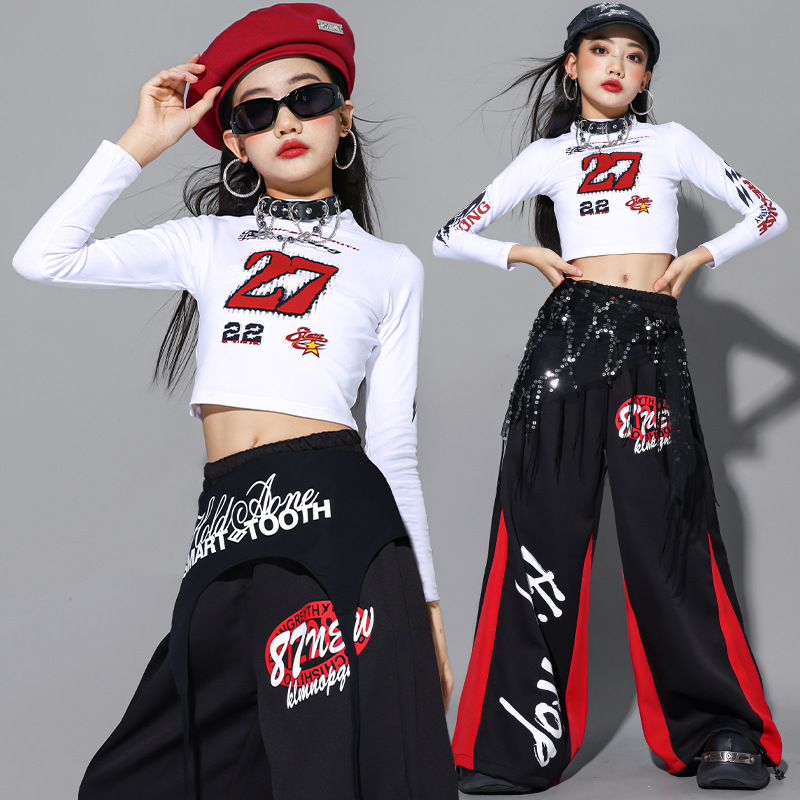 2025 재즈 댄스 의상 소녀 K팝 무대 공연 의상 크 - Street Fashion Outfit Girl 리뷰 및 가격